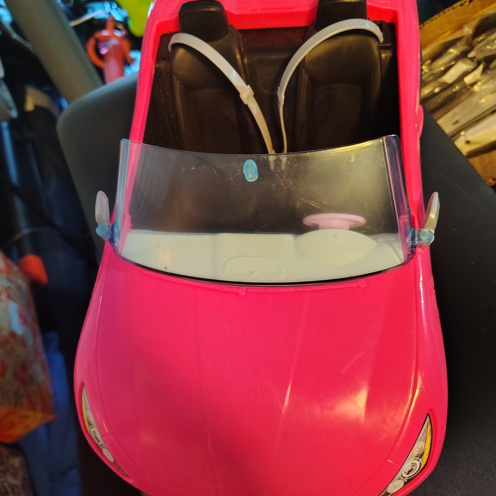 Pink Toy Convertible Car - Picture 2 of 3